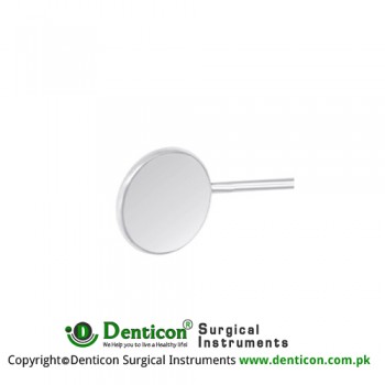 Mouth Mirror (Rhodium Coated) Fig. 4 Stainless Steel, Diameter 22 mm